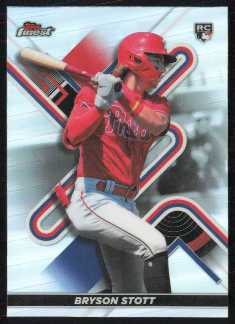 Bryson Stott 2022 Finest Refractors #13 RC Philadelphia Phillies