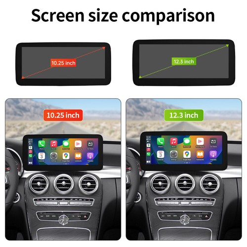 12.3'' Wireless Car Stereo Linux Touch Screen For Benz C W205 X253 V W447 Mirror - Picture 11 of 13