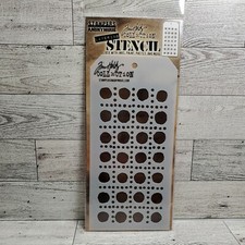 TH4 Tim Holtz Layering Stencil DOTTED LINE THS155 Stampers Anonymous