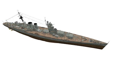 3D printed kits 1/700 HMS Duncan Battleship (waterline/full hull)