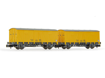 Arnold HN6554 - Güterwagen Set gedeckte Güterwagen J-300.000 R.N. Ep.III 2-teili