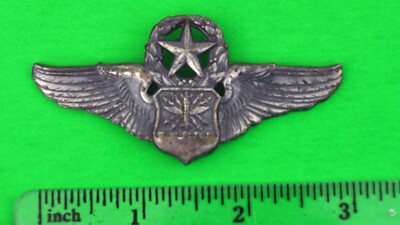 Vietnam War USAF Air Force Navigator Master Observer Wings Badge Pin S ...