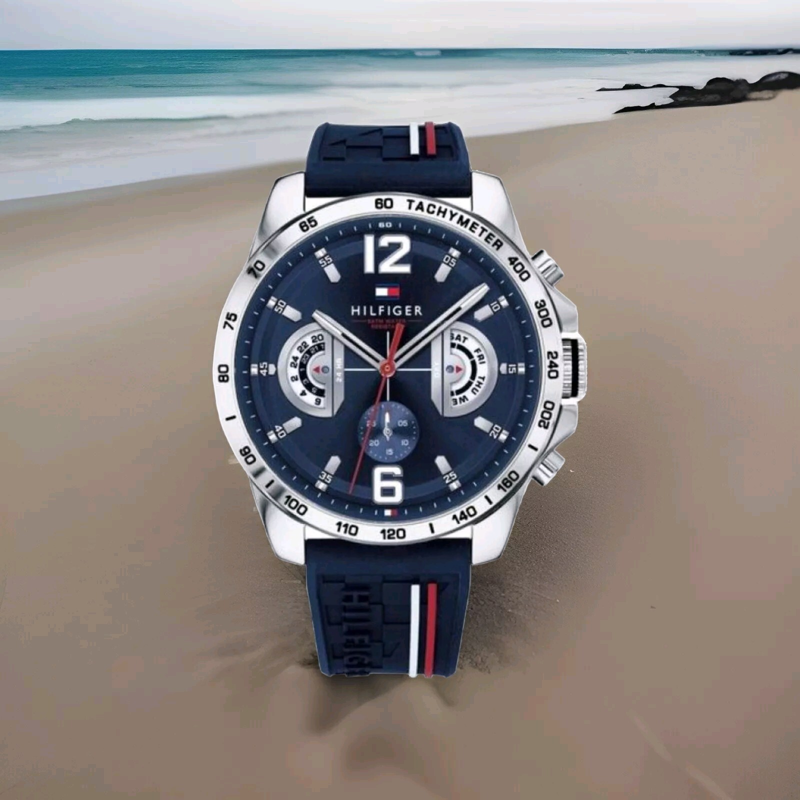 Tommy Hilfiger Watch Decker 1791476 Blue dial Blue Strap Men's Watch