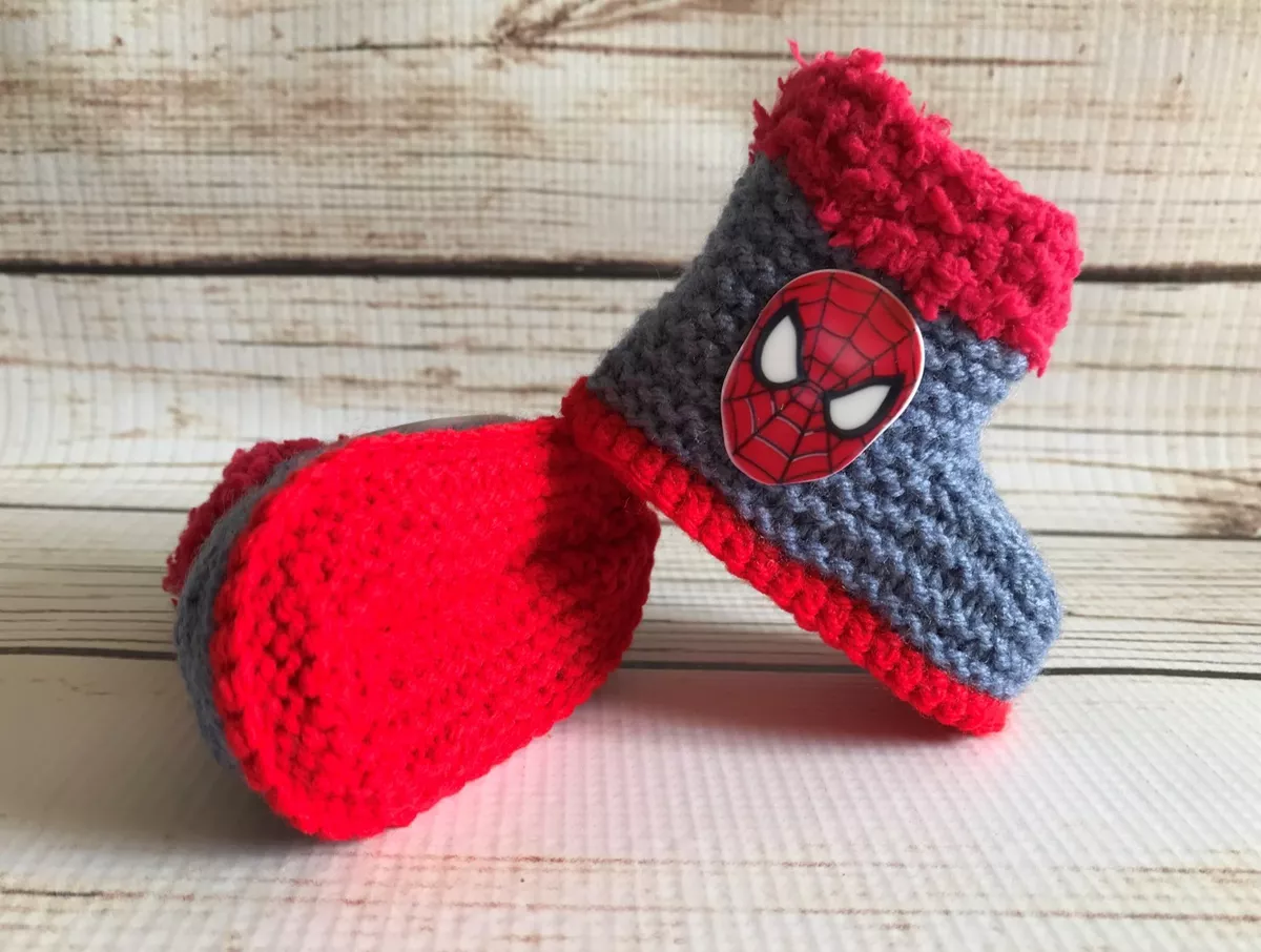 Spiderman sales boot slippers