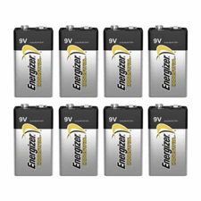8 x Energizer 9V batteries Industrial 6LR61 Block PP3 6LP3146 MN1604