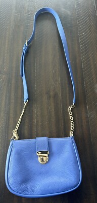 TALBOTS PUSHLOCK CROSSBODY BAG - PEBBLED LEATHER