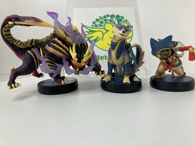amiibo Monster Hunter Rise CAPCOM Otomo Airou Magai Magado Otomo