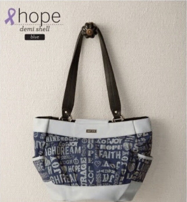 Miche Hope Demi Shell-Blue White For Women- Shell Only, Base not included￼