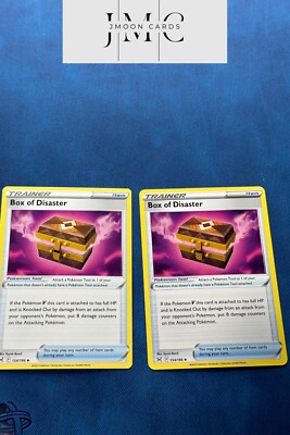 x2 Box of Disaster - 154/196 - Uncommon Pokemon Lost Origin M/NM SWSH11