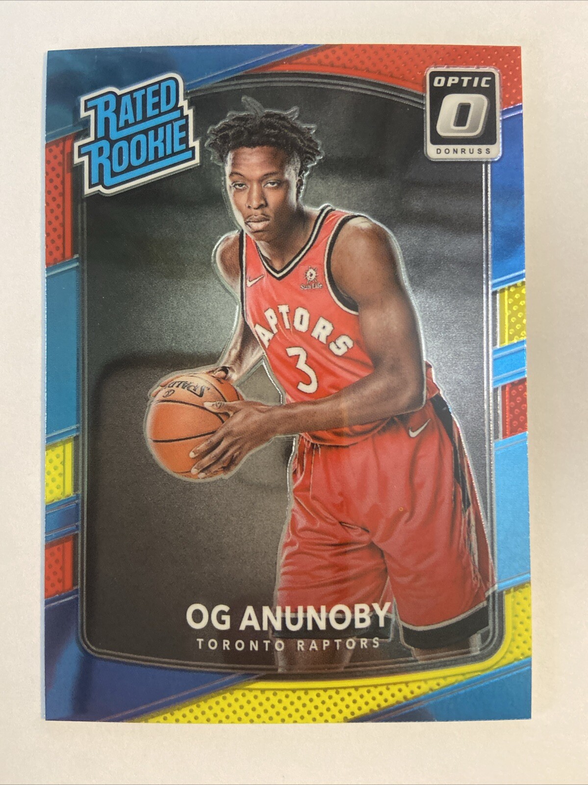 2017-18 Donruss Optic OG Anunoby Red and Yellow #178