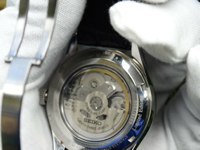 seiko presage blue enamel limited edition spb069