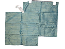 NEW CaliTime Set of 2 Cozy Fleece Teal Throw Pillow Cases Covers