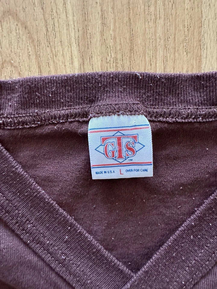 Camiseta deportiva vintage de los 80 Cleveland Browns para hombre talla grande NFL hecha en EE. UU. Foto 4 de 4