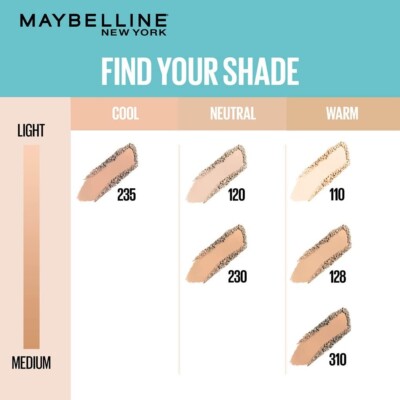 Maybelline New York Fit Me Ultimate Powder Foundation, Full Matte Coverage, 9g