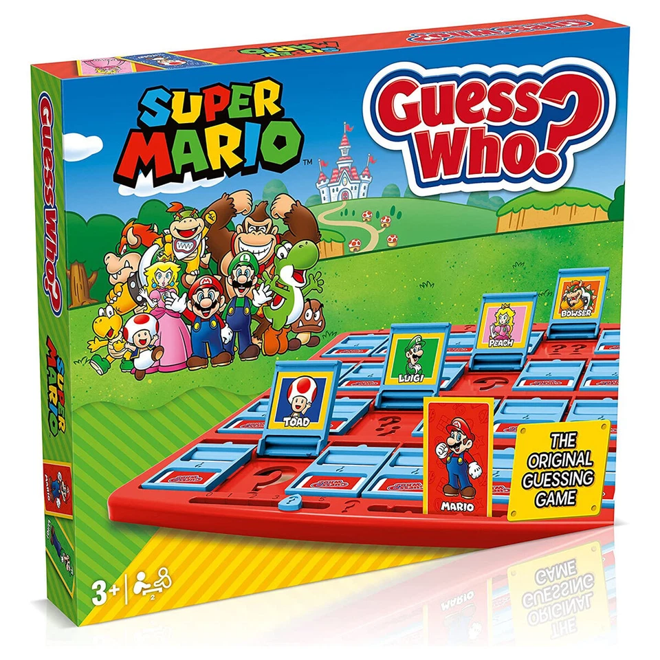 Guess Who? Super Mario Edition Fun Character Guessing Board Game Brand New 3+