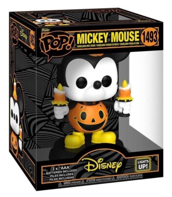 Funko Super Pop!*Lights Up!*Disney*Mickey Mouse*Nr. 1493*15cm*Halloween*NEU*OVP