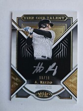 2023 TOPPS TIER ONE Anthony Rizzo Tier One Talent Auto Silver Ink #/10 YANKEES