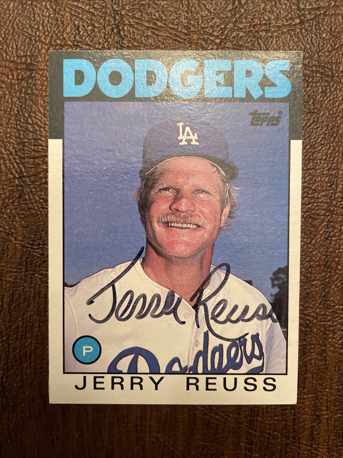 JERRY REUSS 1986 TOPPS AUTOGRAPHED SIGNED AUTO BASEBALL CARD DODGERS 577 |  eBay