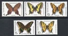 RUSSIA MNH 1987 SG5726-30 Butterflies