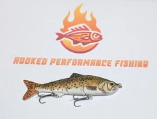 SLICKLINE 125 Jointed Sinking Swimbait Glide Bait Fishing Lure Bass Pike 10 CLRS