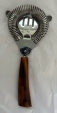 Vintage Cocktail Strainer With Bakelite Handle Stainless Made In USA