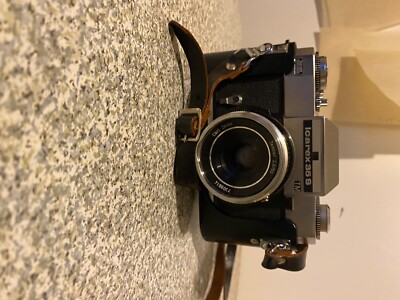 ZEISS IKON icarex 35S ＋Tessar50/2.8＋革ケース Zeiss Ikon Voigtlander Icarex 35S with 50mm f2.8 Tessar and Case