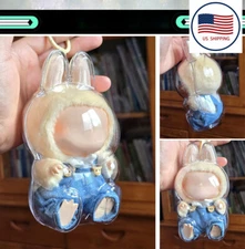 For Lufufu Clear Protective Display Case The Monsters Plastic Cover - Sitting