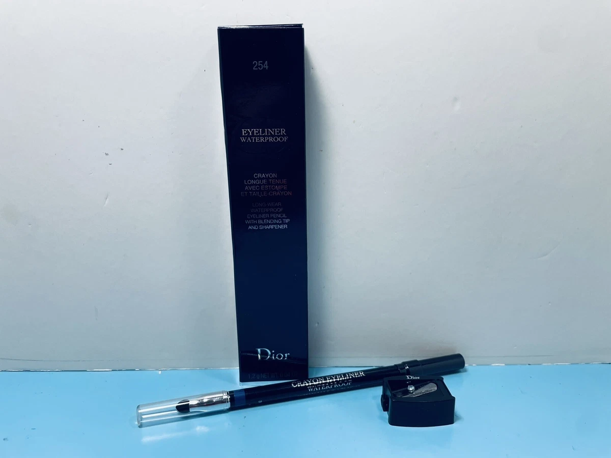 CHRISTIAN DIOR LONG WEAR WATERPROOF EYELINER PENCIL 254 CAPTIVATING BLUE NEW