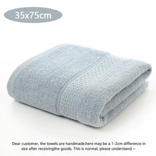 Bath Towel Washcloth Cotton Towel Solid Color Soft Absorbent Towels Multipurpose