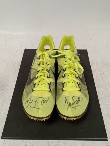 NIKE MO FARAH Schuh Zoom Matumbo signiert Spikes selten Sammlerstück! - gebraucht