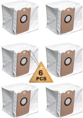 6 Pack Dust Bags for Proscenic M7 Pro Leakproof Dedicated Large Capacity