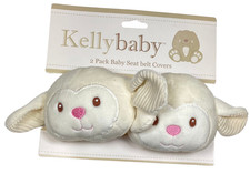 KellyToy / KellyBaby 2 Pack Baby Seatbelt Covers NEW 