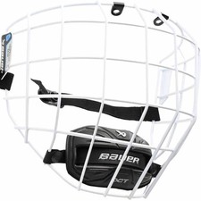 Bauer II S23 Ice Hockey Facemask White Medium New Helmet Cage Face Protector