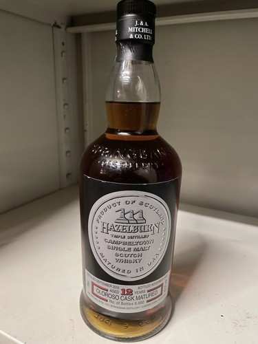 Hazelburn 12 ans Oloroso Cask Matured (Campbeltown Springbank)- 49,9%