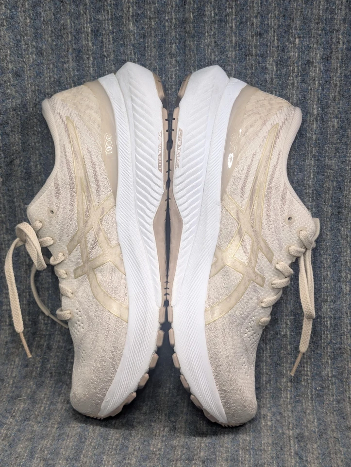 Zapatos para correr Asics Gel-Kayano 29 para mujer talla 8 beige crema estabilidad 1012B272 Foto 4 de 4