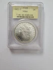 1883 O MS64 MORGAN SILVER DOLLAR GRADED PCGS 1$ 90 % AG O MINT COIN