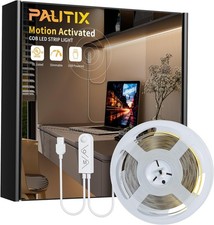 COB LED Strip with Motion Sensor,5V USB LED Tape Light 4000K Natural White,CR...