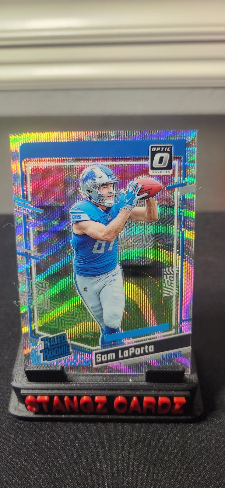 2023 Panini Donruss Optic - Rated Rookie Sam LaPorta #237 Wave Prizm /300 (RC)