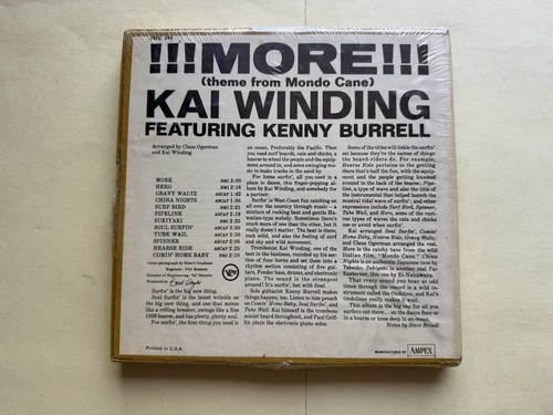 Kai Winding & Kenny Burrell: !!!More!!! (1963) Reel 7½ ips 4-Track Stereo SEALED - Picture 2 of 3
