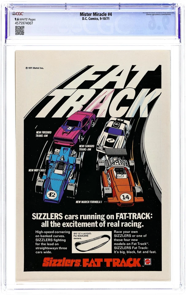 Mister Miracle #4 CGC 9.6 1971 4575974007 1st app. Big Barda - Image 2 of 2