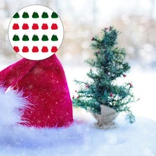 20 Pcs Santa Hats Bulk Mini Christmas Crafts Claus Knitting Small