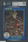 1984-85 Star Court Kings 5x7 Basketball #26 Michael Jordan RC Rookie HOF BGS 8.5