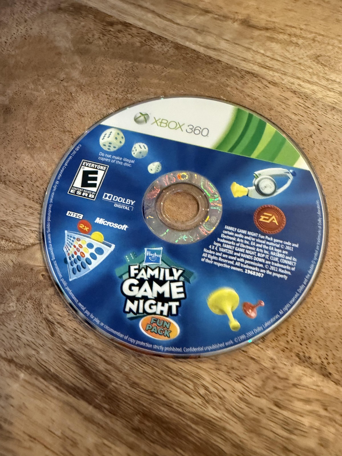 Night Fun Pack Microsoft Xbox 360 Video Game Disc Only Ea E 