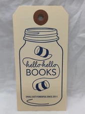 Hello Hello Books Rockland ME Bookmark 2" X 5"