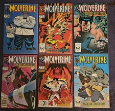 Lot of 6 Wolverine Comics  Vol 2 1988 #2 #8 9...