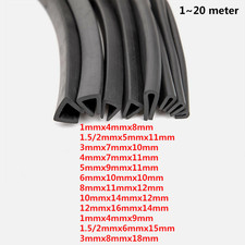 Rubber Seal U-profile Slot 1mm 12mm Edge Protection Frame Profile Rubber Profile