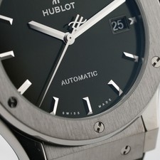 HUBLOT Classic Fusion Titanium 45mm 511.NX.8970.RX Green Warranty 2019 Box/Paper 17