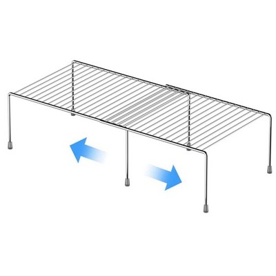 GEDLIRE Kitchen Cabinet Expandable Shelf Organizers, Adjustable Metal Wire Pa...