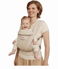 New Ergobaby Omni Deluxe Mesh All-In-One Baby Carrier 0-4 years Beige