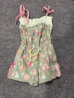 Matilda Jane Campfire Stories Romper Girls Happy And Free Tents Size 2 Teepee — photo 1